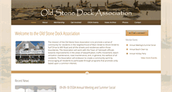 Desktop Screenshot of oldstonedock.com